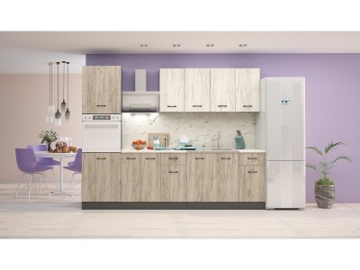 Κουζίνα Verona 20 (pacific λευκή kraft /γκρι kraft)